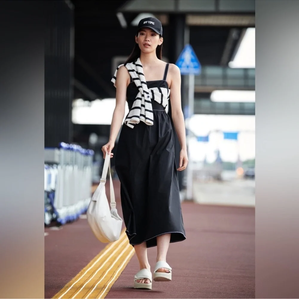 NWT Zara black point dress - Picture 5 of 10